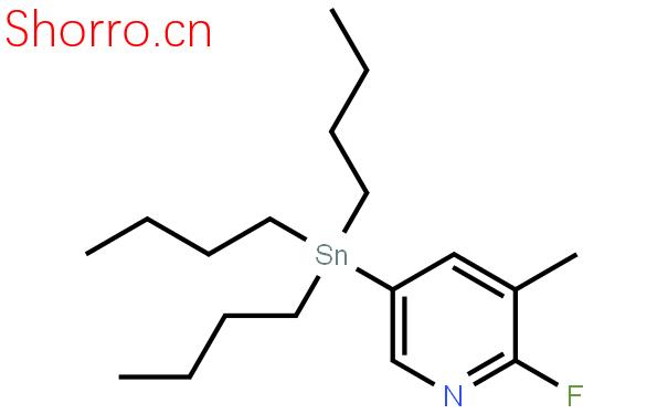 2-氟-3-甲基-5-(三正丁基錫)吡啶結構式圖片|405556-98-1結構式圖片